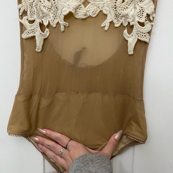 RARE For Love and Lemons Dhalia Mesh Bodysuit - Picture 4 of 7